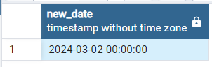 PostgreSQL で日付に週を追加する 1