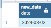 PostgreSQL で日付に週を追加する 2