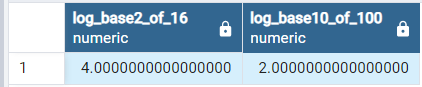 PostgreSQL の対数 – LOG()、LN()、LOG10() 関数 1