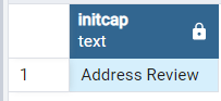 PostgreSQL で列を大文字小文字または小文字に変換する - INITCAP() PostgreSQL で列を大文字小文字または小文字に変換する - INITCAP() 1