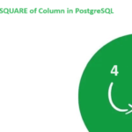 PostgreSQLで列の平方を取得する PostgreSQLで列の平方を取得する 1