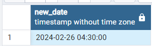 PostgreSQL MAKE_INTERVAL() 関数 1
