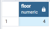 PostgreSQL 切り捨て – Floor() 関数 2