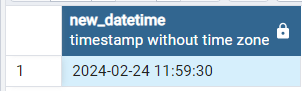 PostgreSQL で datetime(timestamp) から秒数を減算する