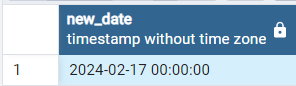 PostgreSQL で日付から週数を減算する 1