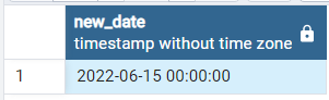 PostgreSQLで現在の日付から年を引く 1