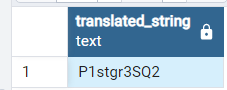 PostgreSQL の TRANSLATE() 関数 1