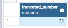 PostgreSQLで列の値を切り捨てる (TRUNC() 関数) 4