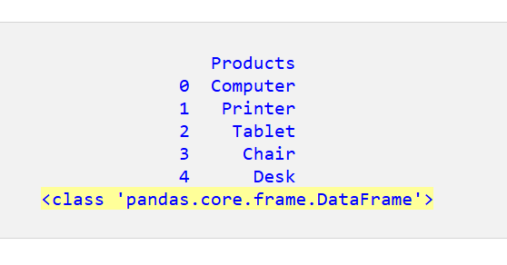 Pandas DataFrame をシリーズに変換する方法 1
