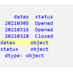 Pandas DataFrame で文字列を日付時刻に変換する方法 1
