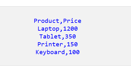 Pythonを使用してテキストファイルをCSVに変換する 1