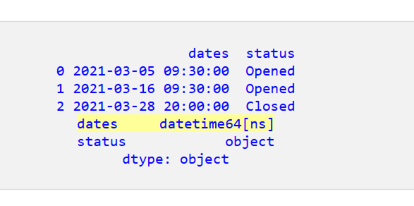 Pandas DataFrame で文字列を日付時刻に変換する方法 6