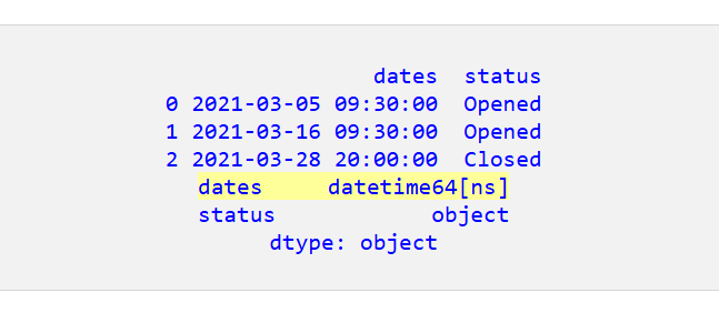 Pandas DataFrame で文字列を日付時刻に変換する方法 7