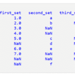 Pandas DataFrame 内の NaN 値をカウントする 1