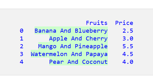 Pandas DataFrame で文字列を小文字に変更する 5