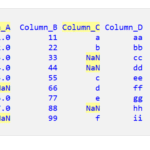 Pandas DataFrame で NaN 値を持つ列を削除する 1