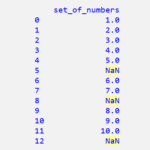 Pandas DataFrame で NaN をチェックする 1