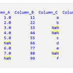 Pandas DataFrame で NaN 値を持つすべての列を検索する 1