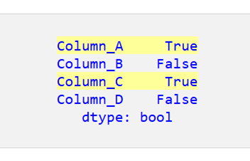 Pandas DataFrame で NaN 値を持つすべての列を検索する 2