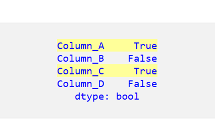 Pandas DataFrame で NaN 値を持つすべての列を検索する 3