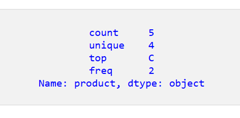 Pandas DataFrame で記述統計を取得する 4