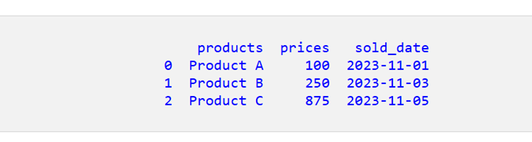 Pandas DataFrame のデータ型を確認する方法 1
