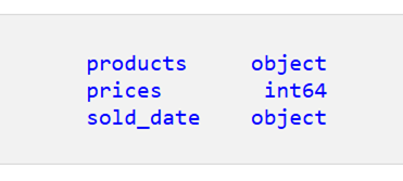Pandas DataFrame のデータ型を確認する方法 2