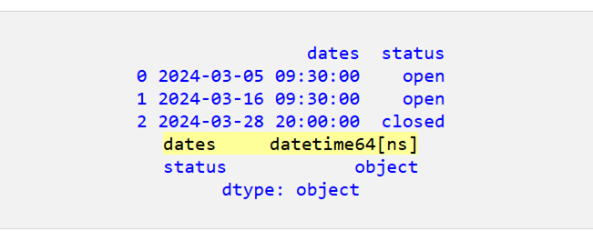 Pandas DataFrame で整数を日時に変換する 5